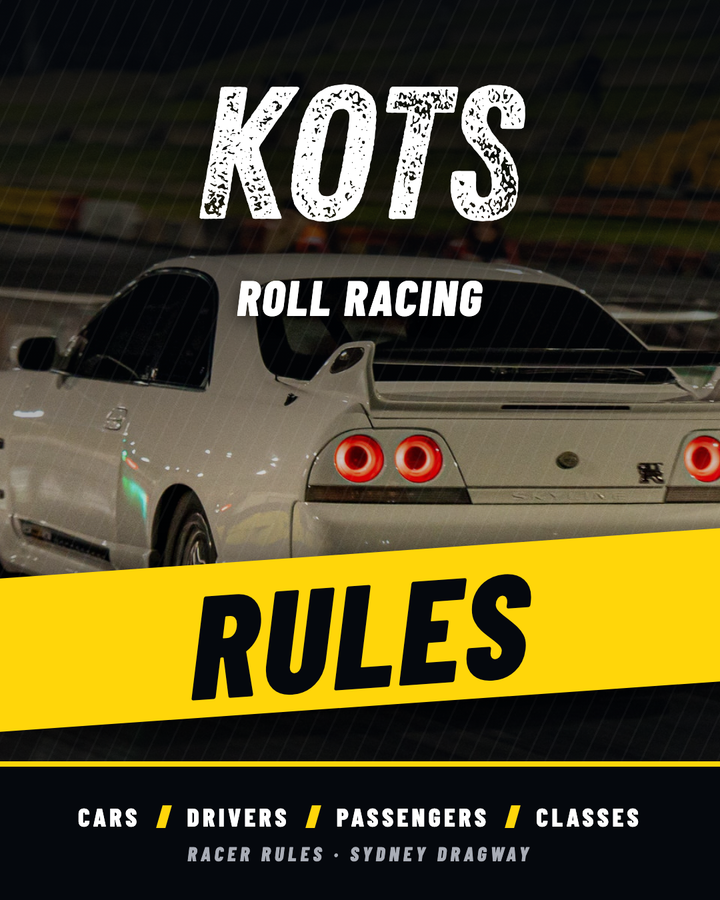 KOTS Roll Racing Rules